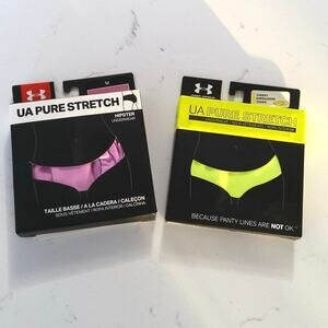 New UA pure stretch underwear bundle no pantyline  size M womens Athleisure soft